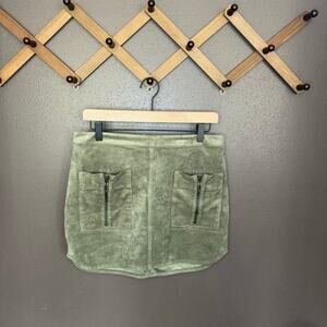 BCBG Maxazaria suede skirt size small